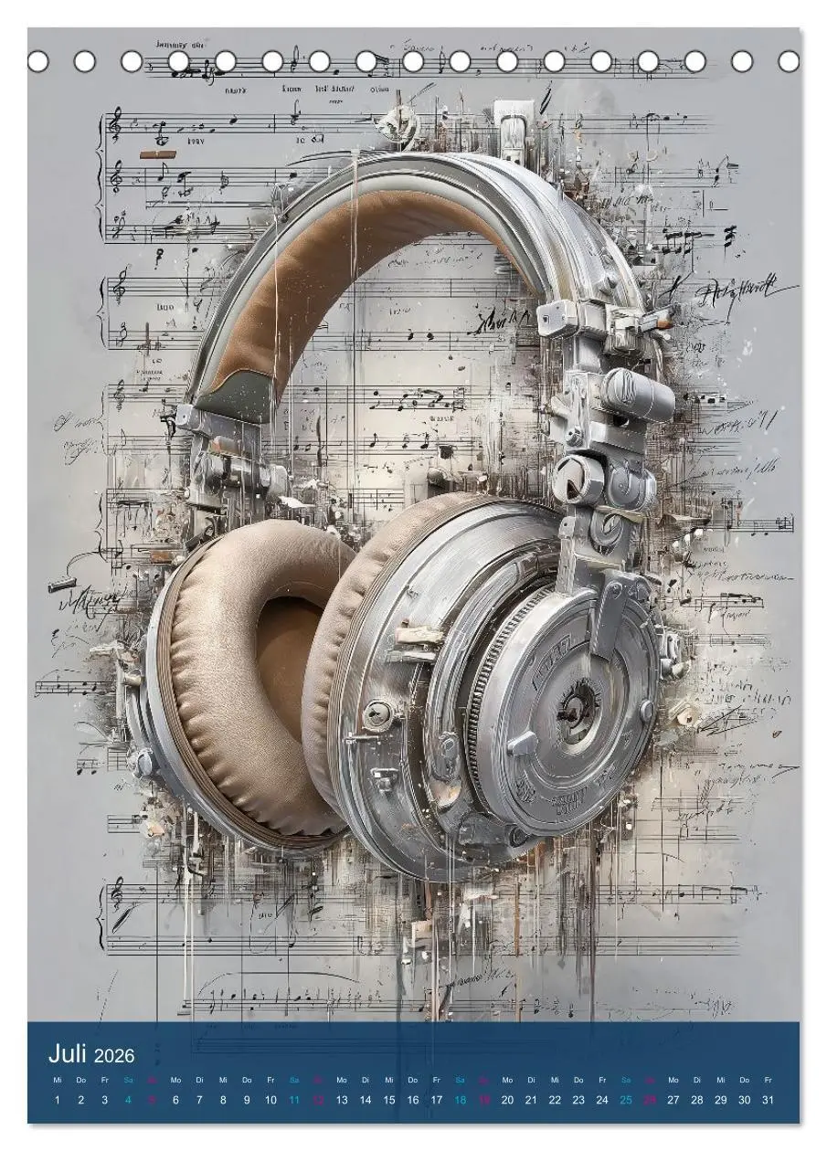 Bild: 9783516666212 | Leben für die Musik (Tischkalender 2026 DIN A5 hoch), CALVENDO...