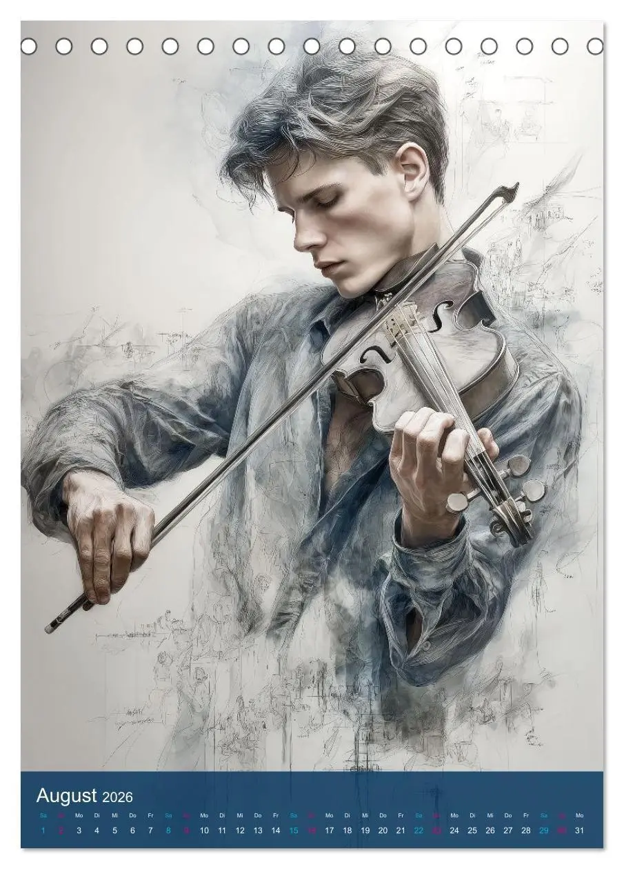 Bild: 9783516666212 | Leben für die Musik (Tischkalender 2026 DIN A5 hoch), CALVENDO...