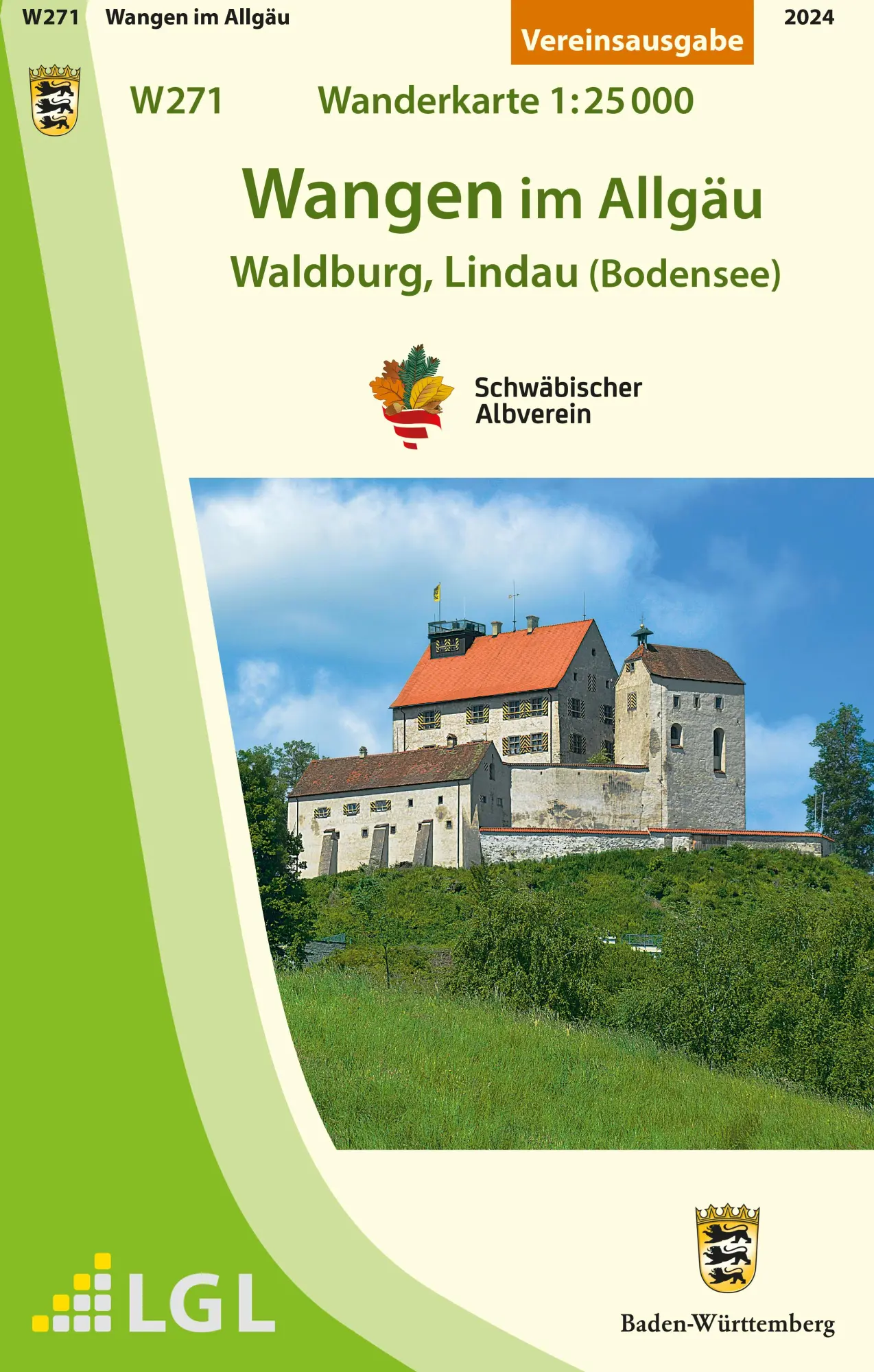 Cover: 9783947486212 | W271 Wangen im Allgäu - Waldburg, Lindau (Bodensee) | V. | 2 S. | 2023