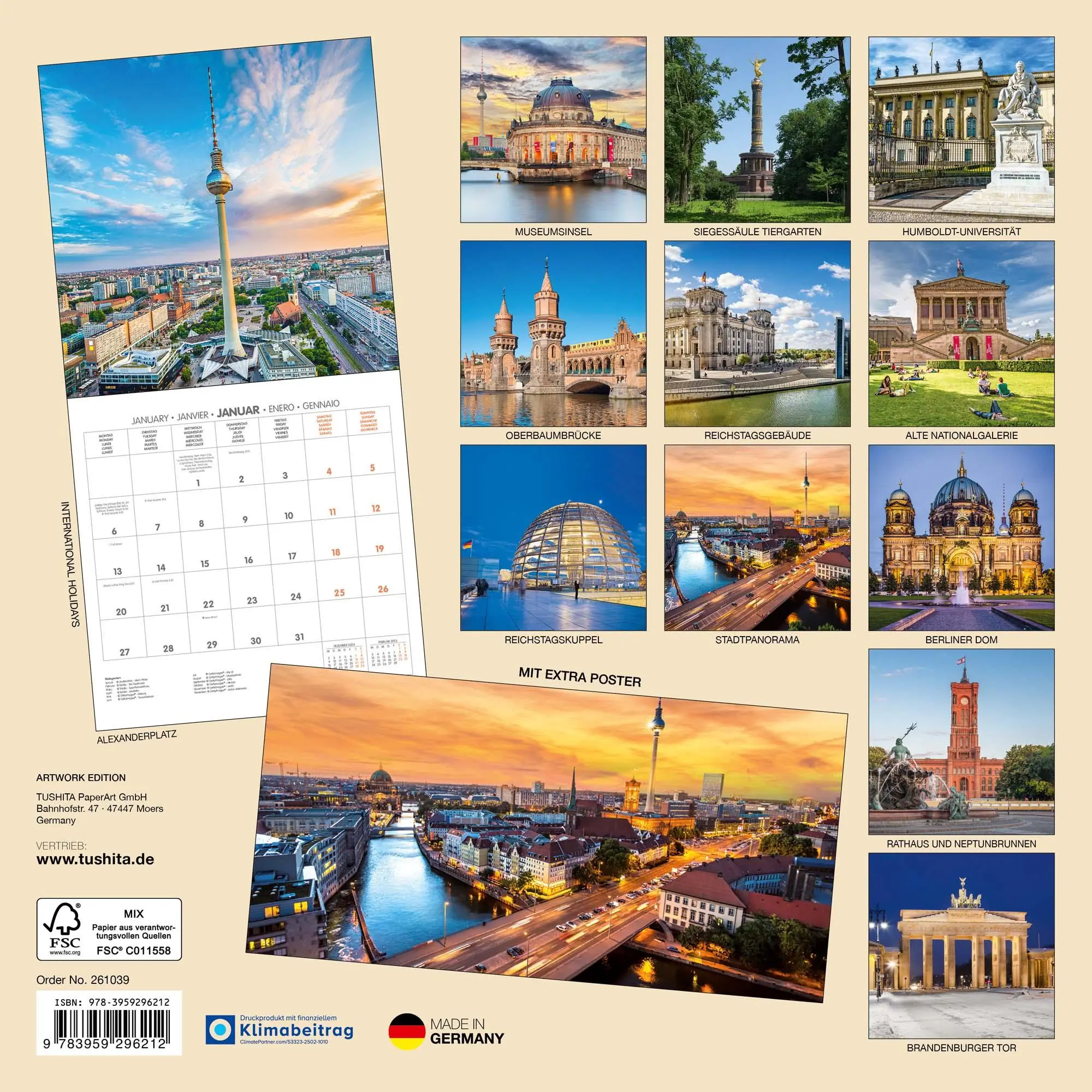 Rückseite: 9783959296212 | Berlin 2026 | Kalender 2026 | Kalender | Artwork Edition | 28 S.