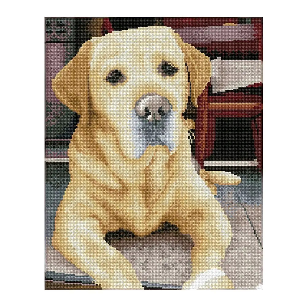 Cover: 4895225926312 | DIAMOND DOTZ - Diamond Painting Labrador | Kit (Bastelset) | 2592631