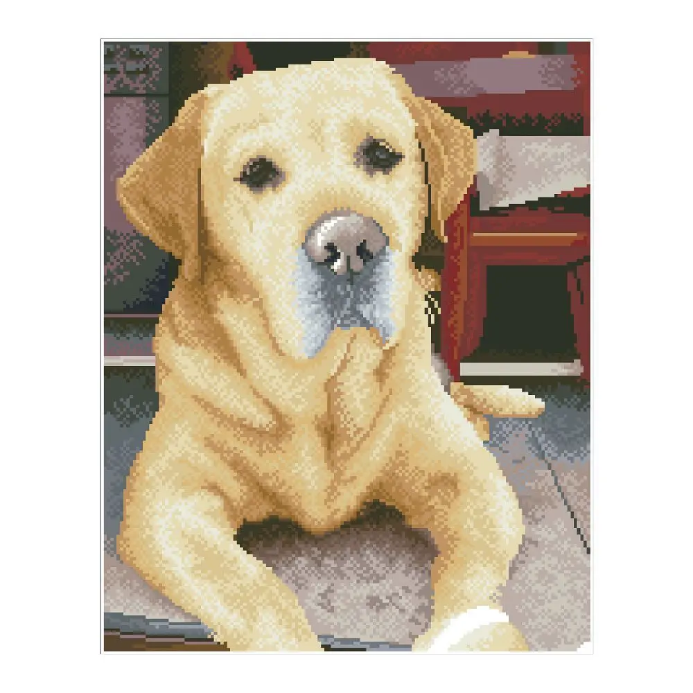 Bild: 4895225926312 | DIAMOND DOTZ - Diamond Painting Labrador | Kit (Bastelset) | 2592631