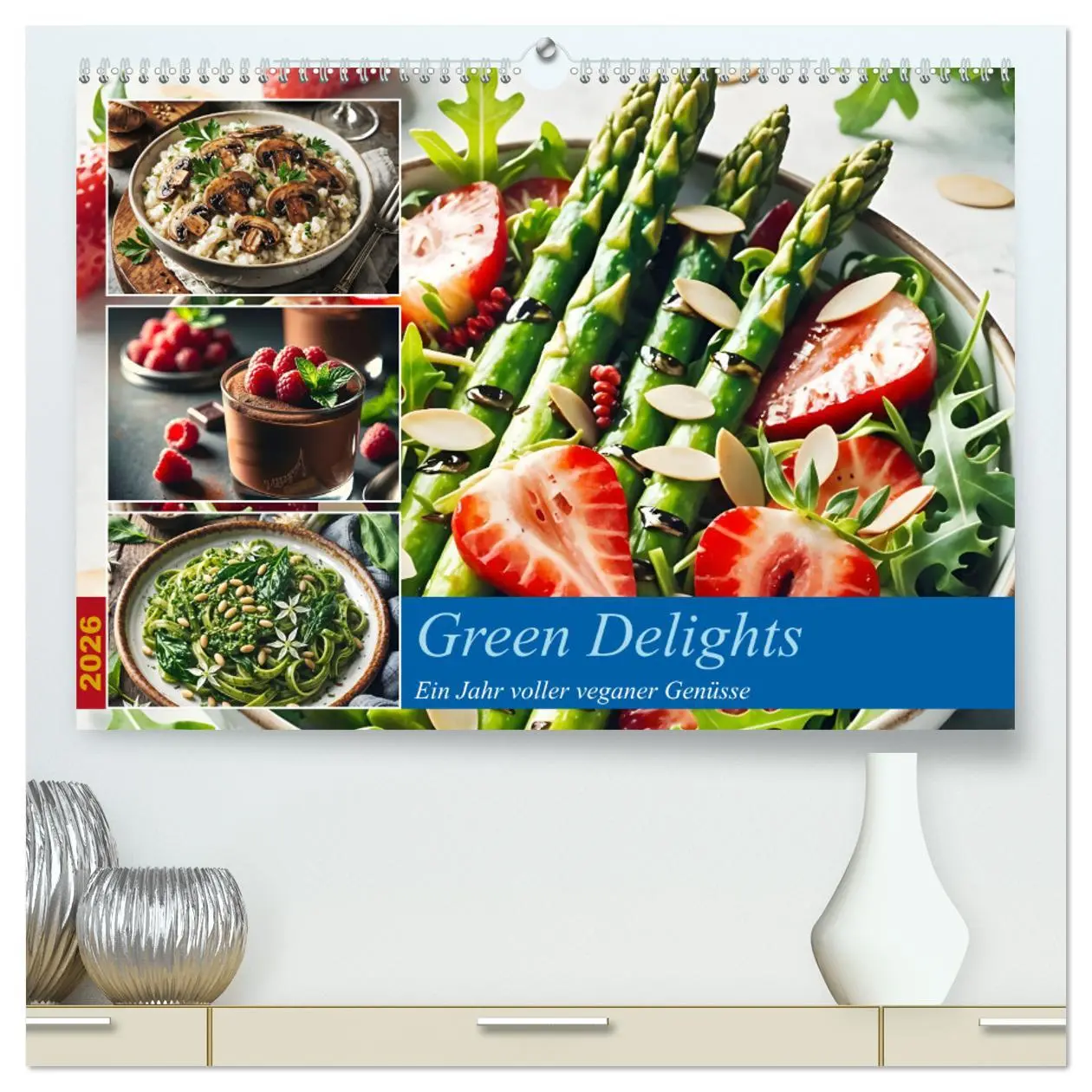 Cover: 9783457256312 | Green Delights - Ein Jahr voller veganer Genüsse (hochwertiger...