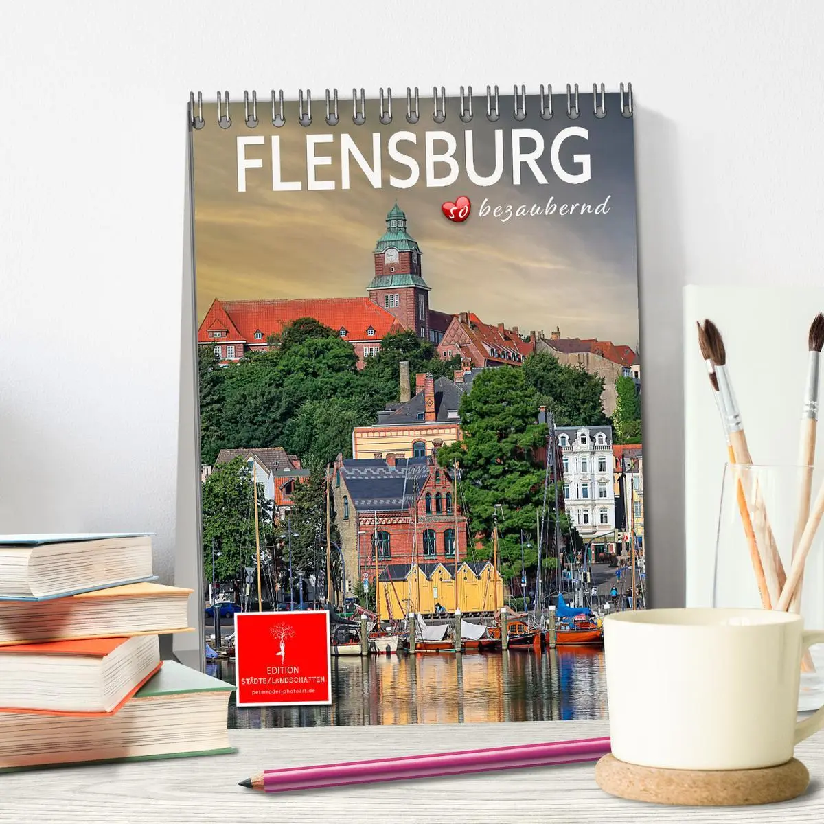 Bild: 9783516346312 | Flensburg - so bezaubernd (Tischkalender 2026 DIN A5 hoch),...
