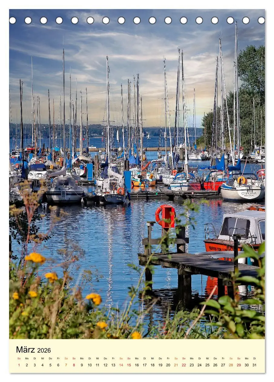Bild: 9783516346312 | Flensburg - so bezaubernd (Tischkalender 2026 DIN A5 hoch),...