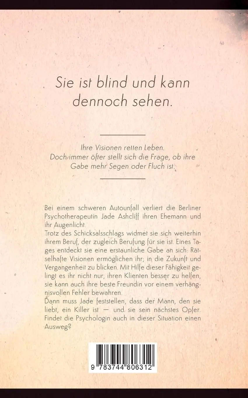 Rückseite: 9783744806312 | Die blinde Seherin | Kaweh Kord | Taschenbuch | 408 S. | Deutsch