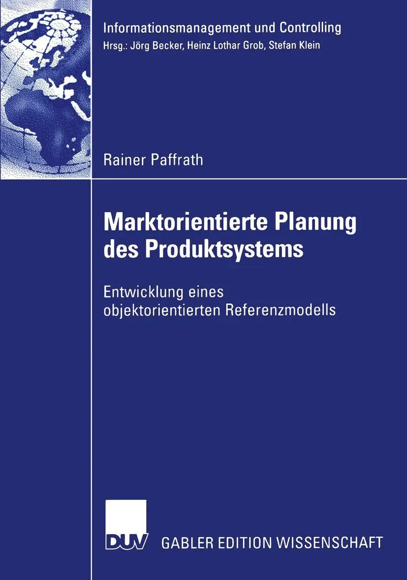 Cover: 9783824476312 | Marktorientierte Planung des Produktsystems | Rainer Paffrath | Buch