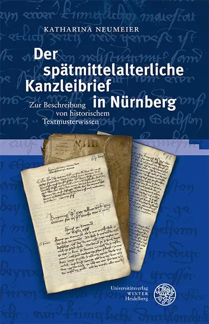 Cover: 9783825396312 | Der spätmittelalterliche Kanzleibrief in Nürnberg | Katharina Neumeier