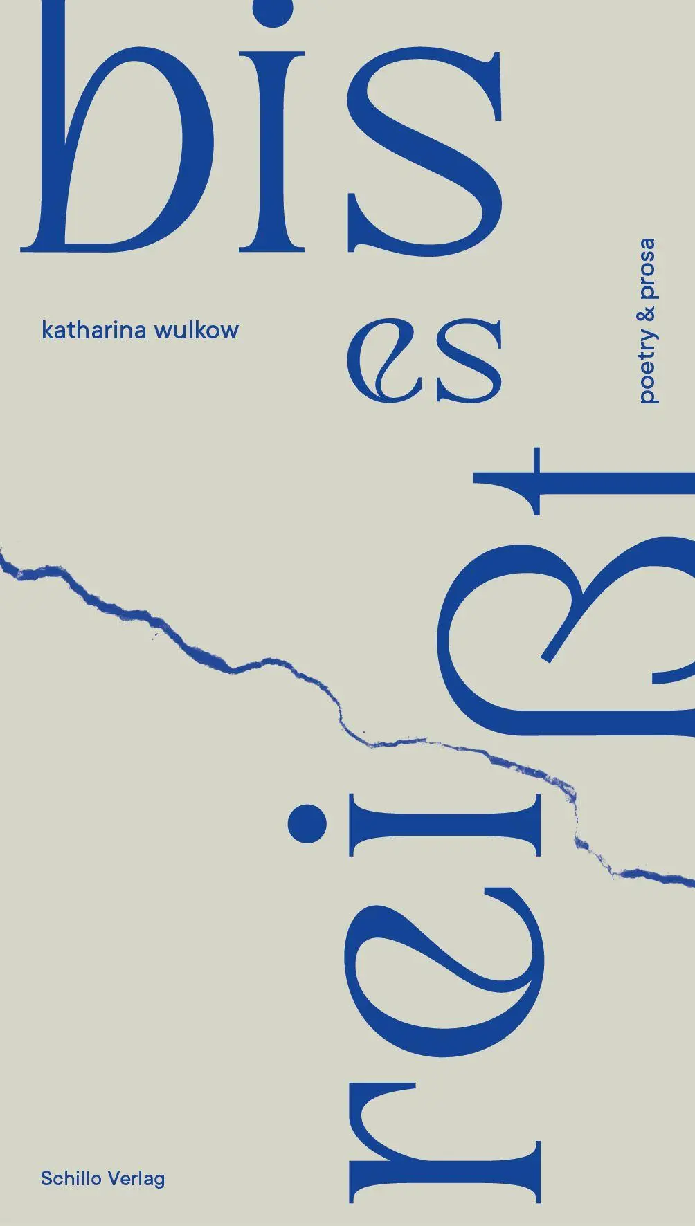 Cover: 9783944716312 | bis es reißt | poetry &amp; prosa | Katharina Wulkow | Taschenbuch | 2025