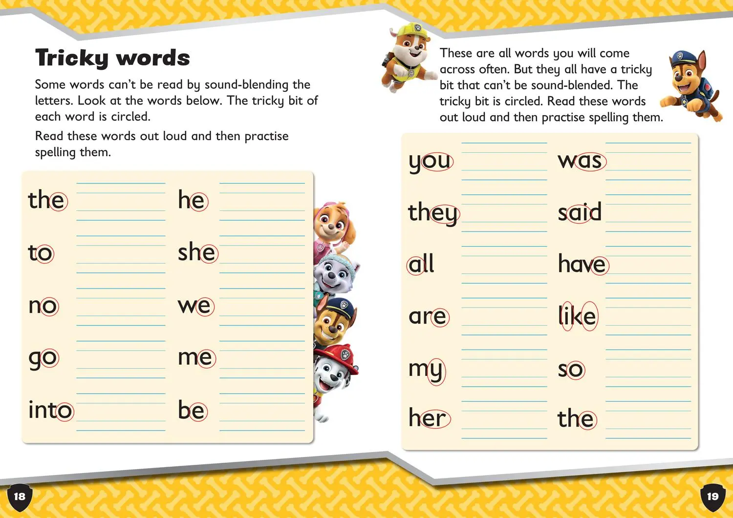Bild: 9780008526412 | PAW Patrol First Spelling Activity Book | Get Set for School! | Buch