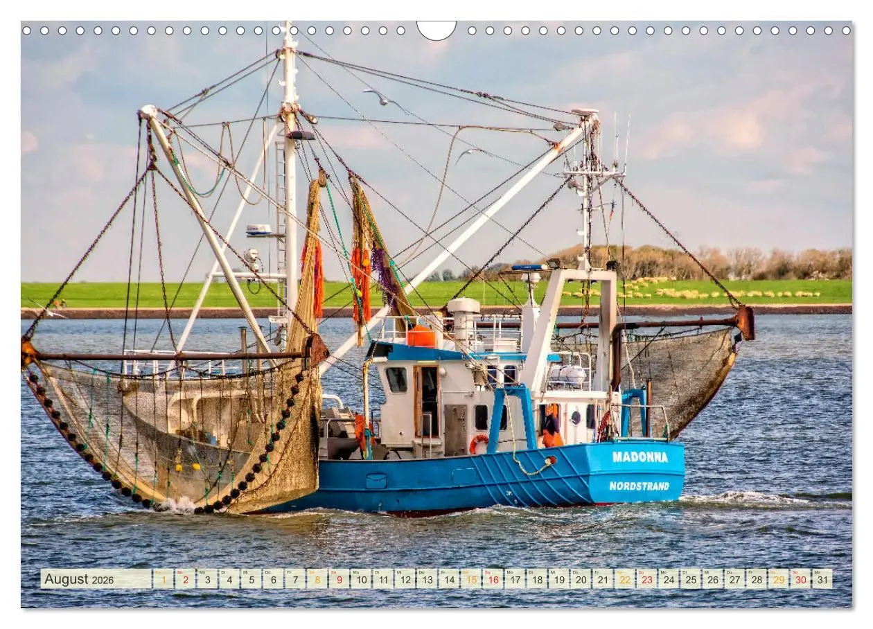 Bild: 9783457866412 | Maritime Augenblicke - Fischkutter (Wandkalender 2026 DIN A3 quer),...