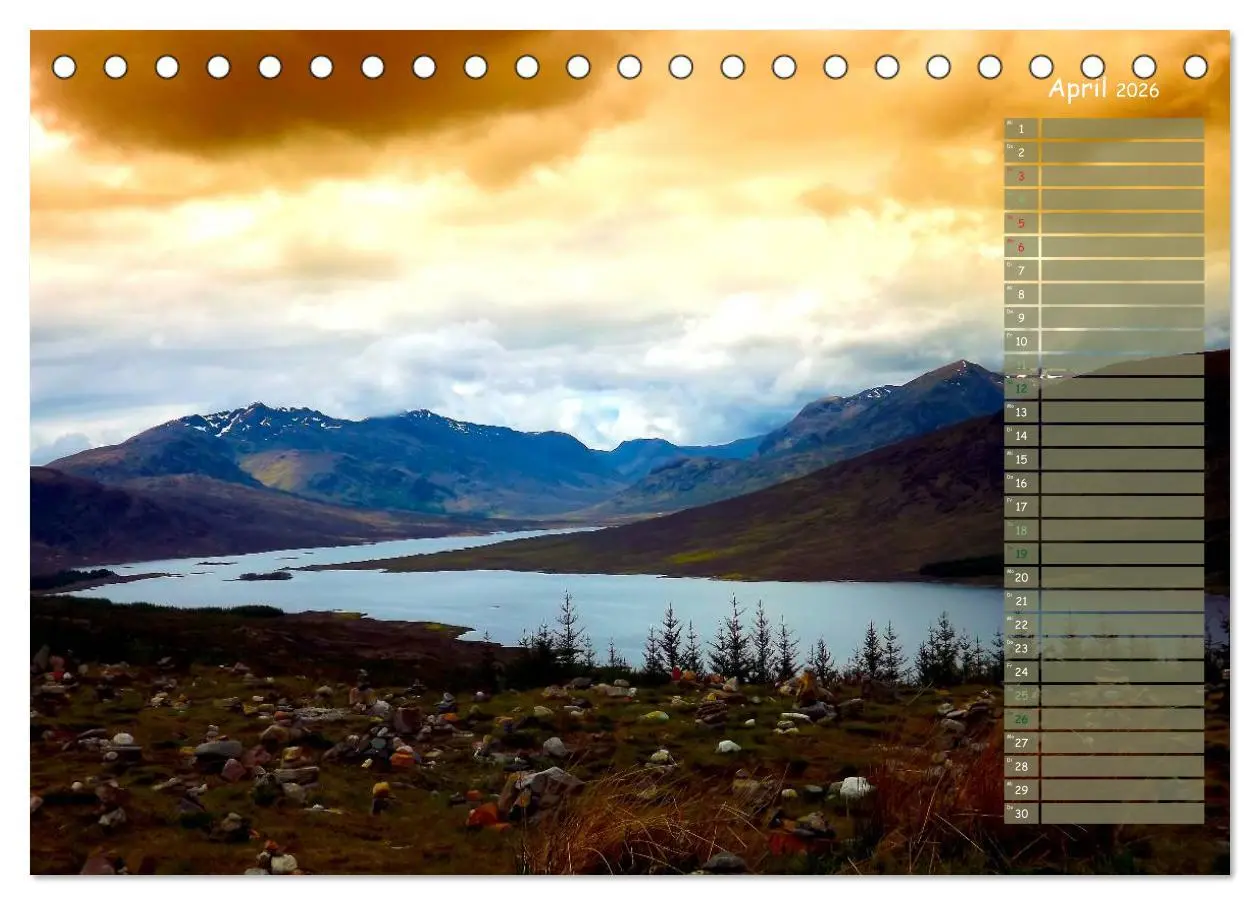 Bild: 9783516196412 | Scotland - Highlands (Tischkalender 2026 DIN A5 quer), CALVENDO...