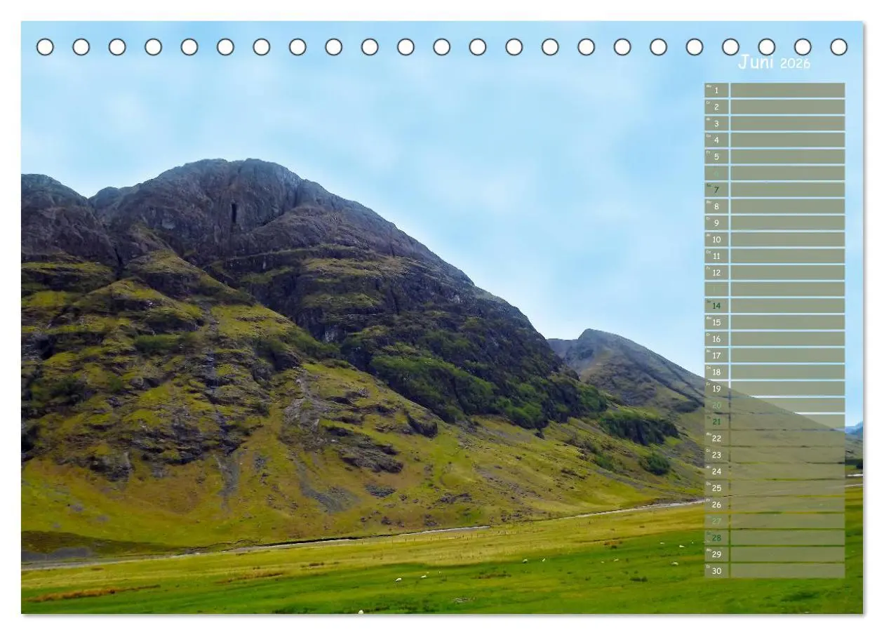 Bild: 9783516196412 | Scotland - Highlands (Tischkalender 2026 DIN A5 quer), CALVENDO...