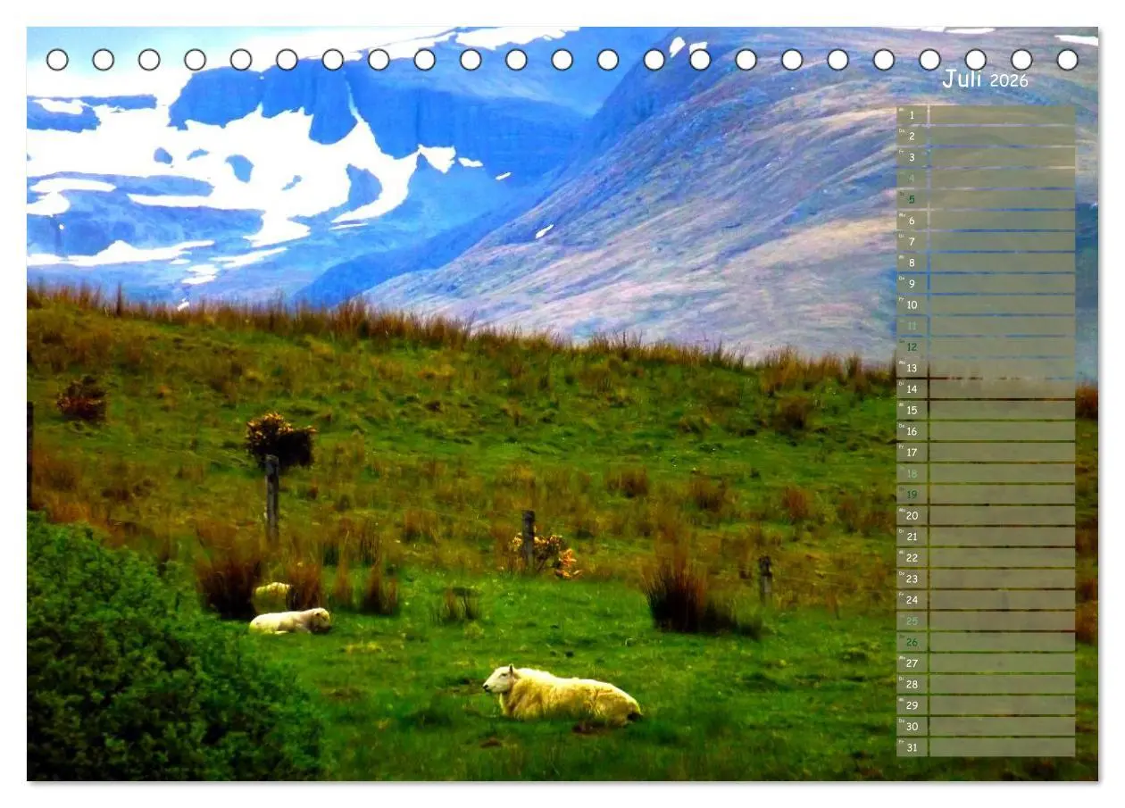 Bild: 9783516196412 | Scotland - Highlands (Tischkalender 2026 DIN A5 quer), CALVENDO...