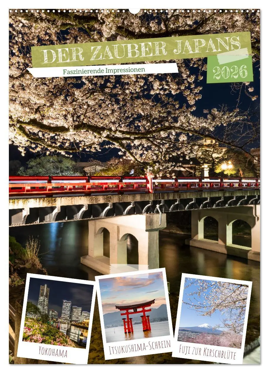 Cover: 9783516266412 | DER ZAUBER JAPANS Faszinierende Impressionen (Wandkalender 2026 DIN...