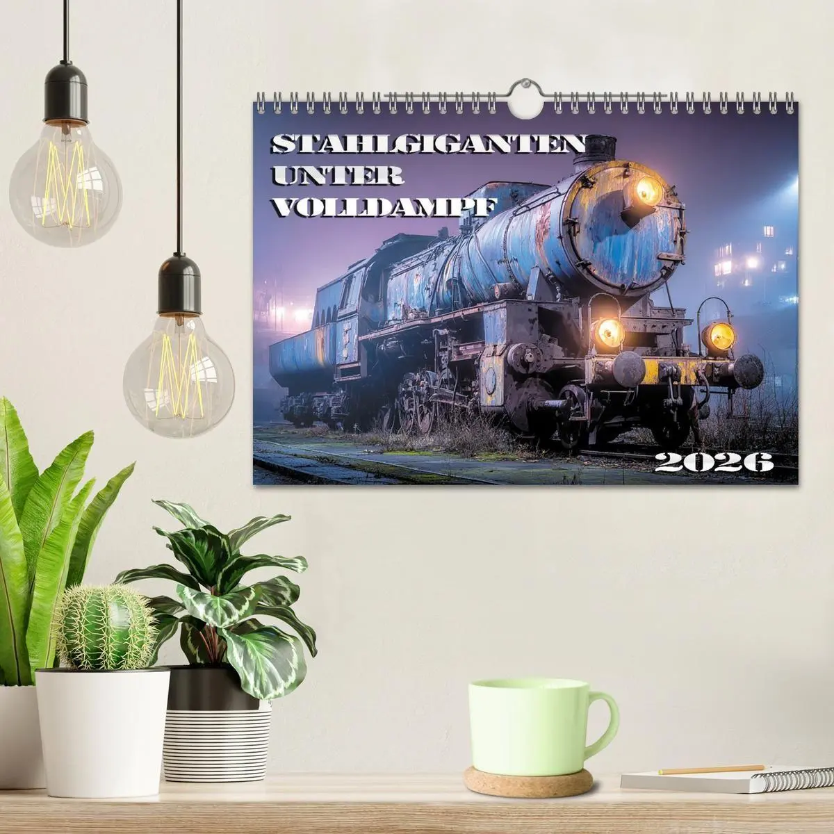 Bild: 9783516716412 | Stahlgiganten unter Dampf (Wandkalender 2026 DIN A4 quer), CALVENDO...