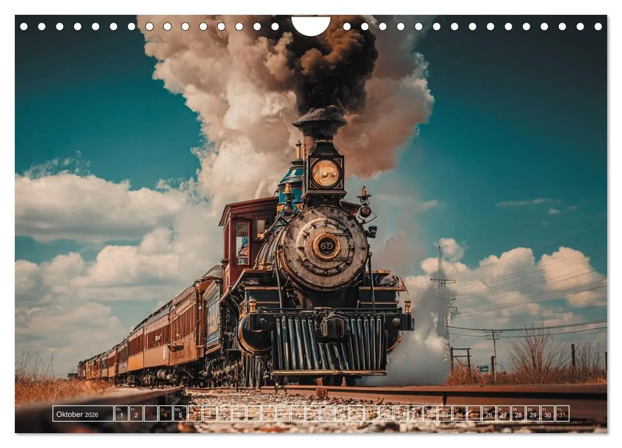 Bild: 9783516716412 | Stahlgiganten unter Dampf (Wandkalender 2026 DIN A4 quer), CALVENDO...