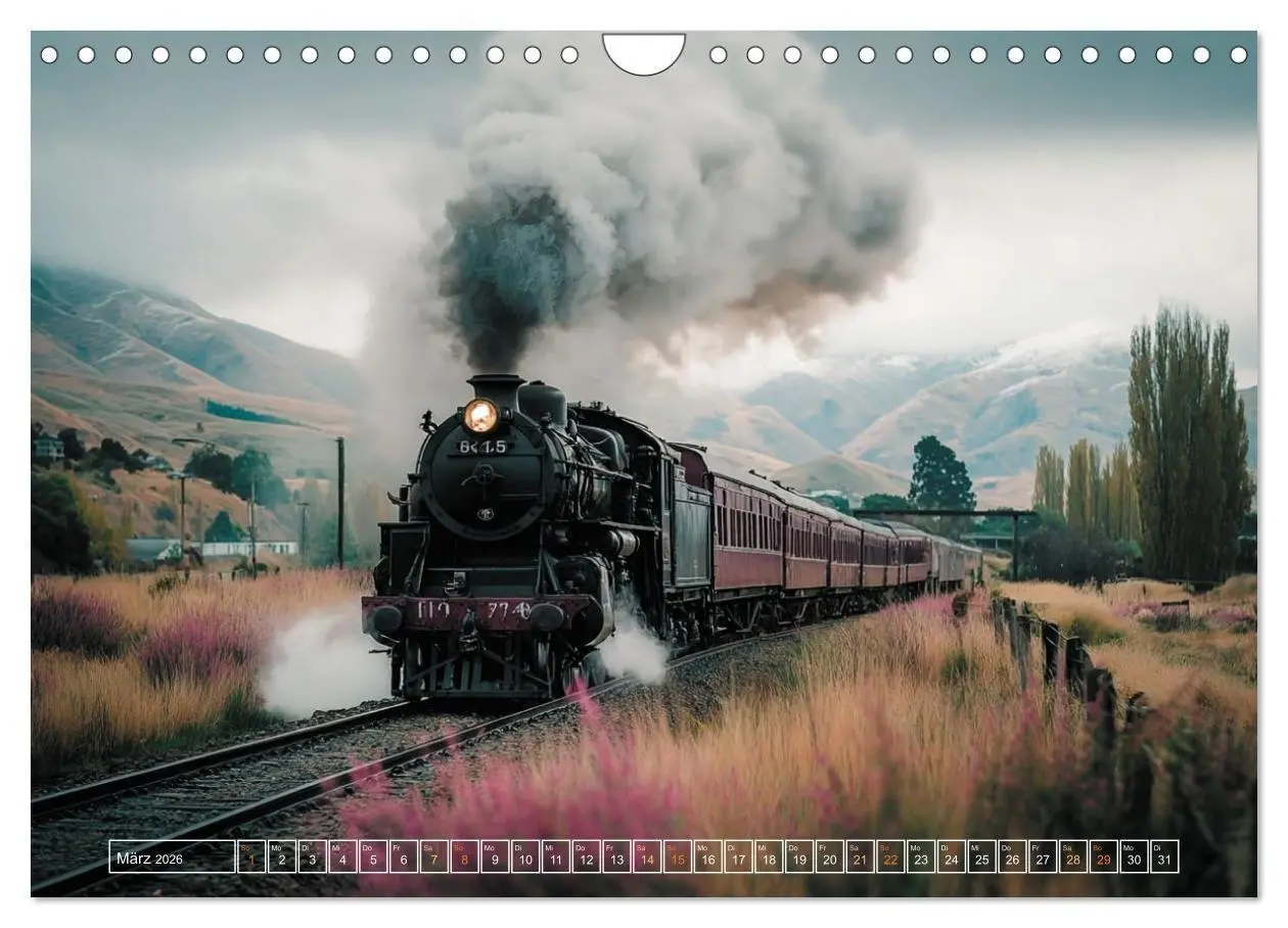 Bild: 9783516716412 | Stahlgiganten unter Dampf (Wandkalender 2026 DIN A4 quer), CALVENDO...