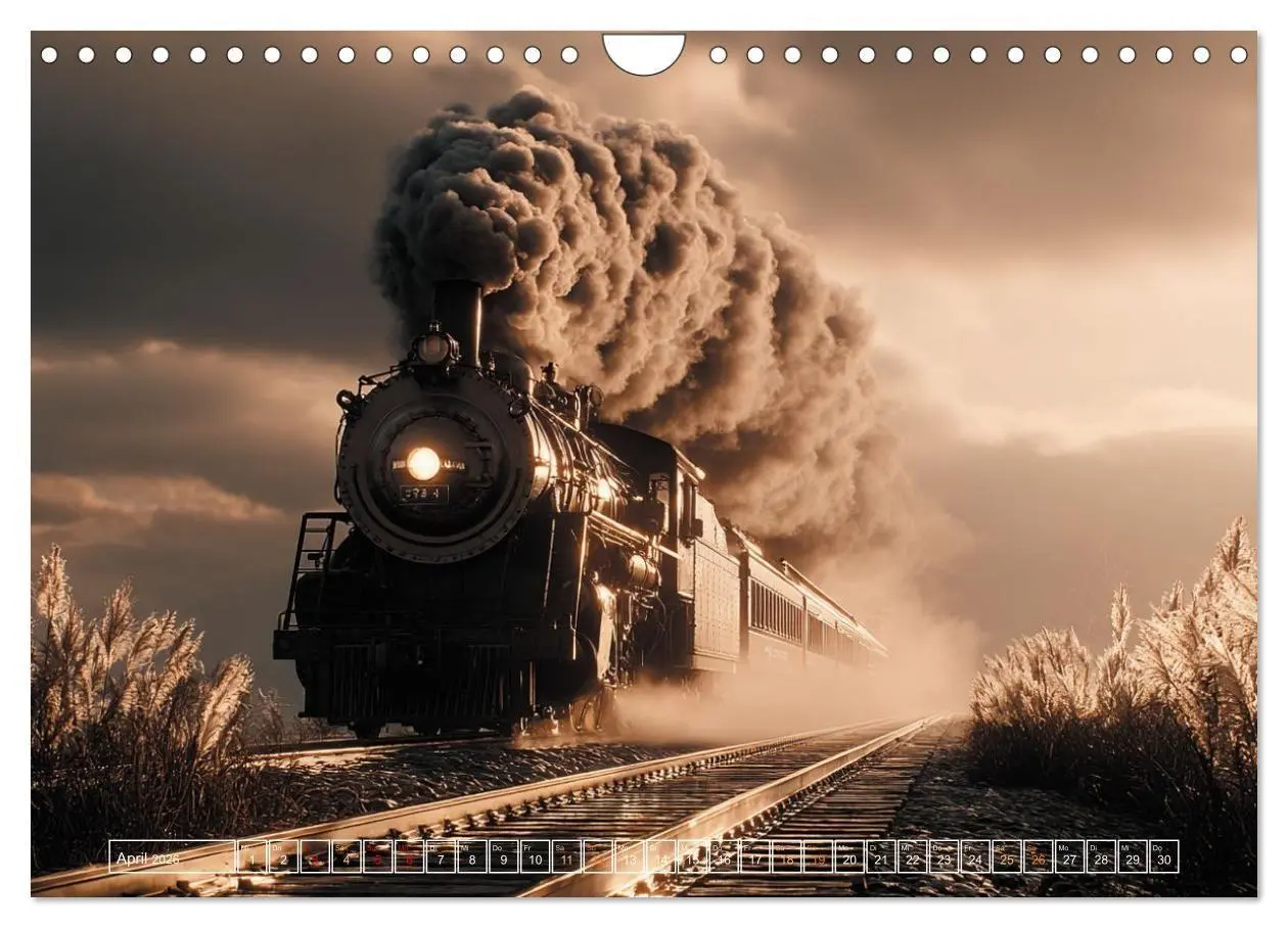 Bild: 9783516716412 | Stahlgiganten unter Dampf (Wandkalender 2026 DIN A4 quer), CALVENDO...