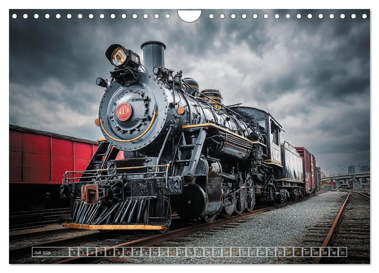 Bild: 9783516716412 | Stahlgiganten unter Dampf (Wandkalender 2026 DIN A4 quer), CALVENDO...