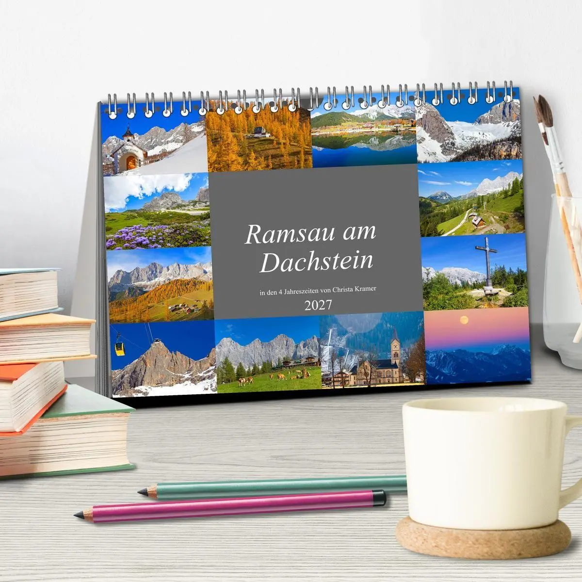 Bild: 9783569596412 | Ramsau am Dachstein (Tischkalender 2027 DIN A5 quer), CALVENDO...