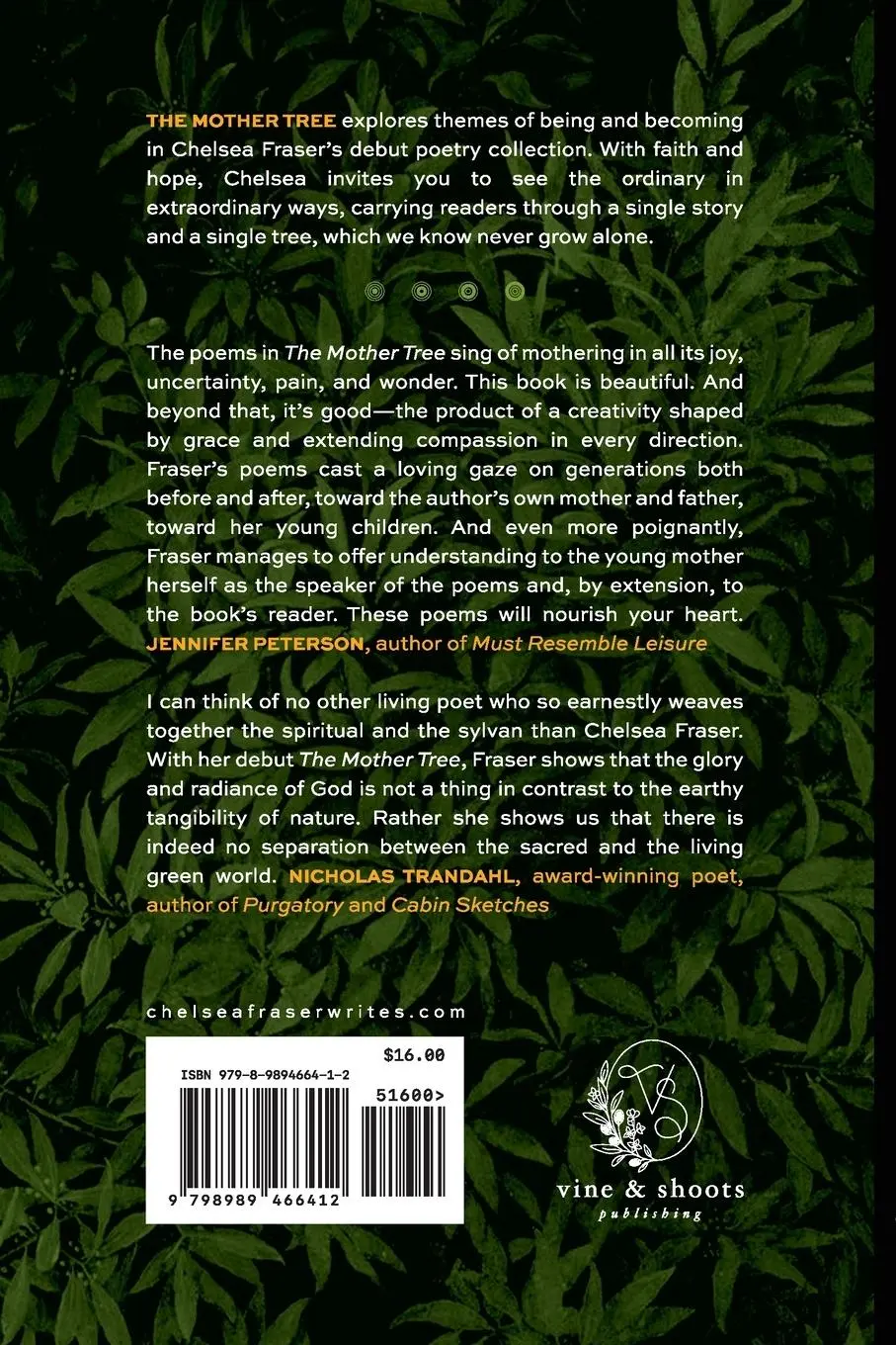 Rückseite: 9798989466412 | The Mother Tree | Chelsea Fraser | Taschenbuch | Englisch | 2025