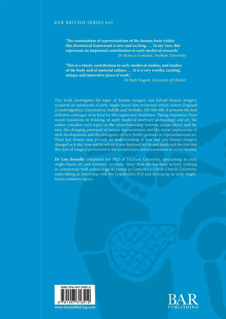 Rückseite: 9781407316512 | Image and Performance, Agency and Ideology | Lisa Brundle | Buch