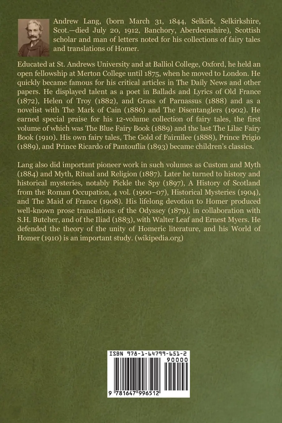 Rückseite: 9781647996512 | The Red Fairy Book | Andrew Lang | Taschenbuch | Englisch | 2020