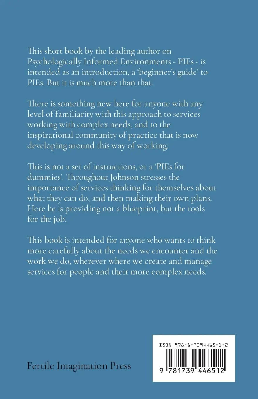 Rückseite: 9781739446512 | Psychologically Informed Environments from the ground up | Johnson