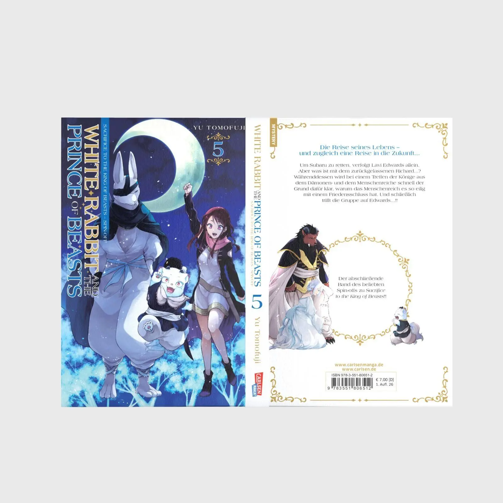Bild: 9783551806512 | White Rabbit and the Prince of Beasts 5 | Yu Tomofuji | Taschenbuch