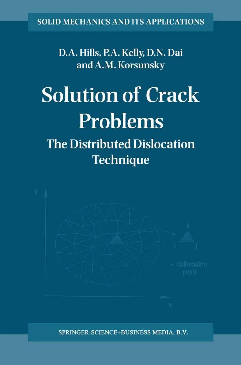 Cover: 9789048146512 | Solution of Crack Problems | The Distributed Dislocation Technique