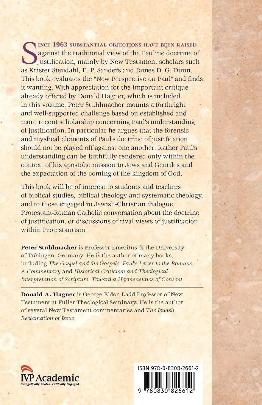 Rückseite: 9780830826612 | Revisiting Paul's Doctrine of Justification | Peter Stuhlmacher | Buch