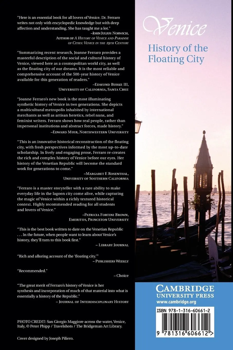Rückseite: 9781316606612 | Venice | Joanne M. Ferraro | Taschenbuch | Englisch | 2015