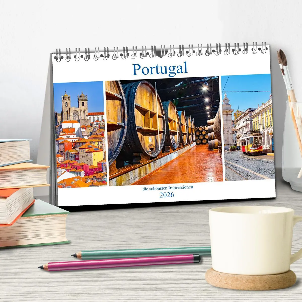 Bild: 9783457606612 | Portugal - die schönsten Impressionen (Tischkalender 2026 DIN A5...