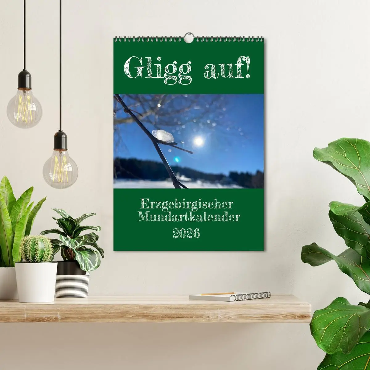 Bild: 9783516246612 | Erzgebirgischer Mundartkalender (Wandkalender 2026 DIN A3 hoch),...