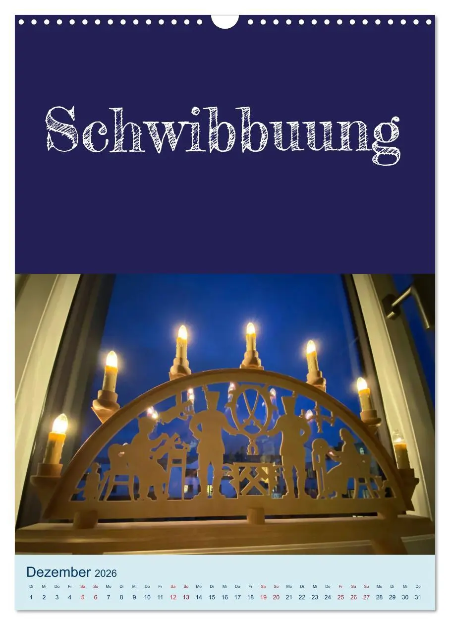 Bild: 9783516246612 | Erzgebirgischer Mundartkalender (Wandkalender 2026 DIN A3 hoch),...
