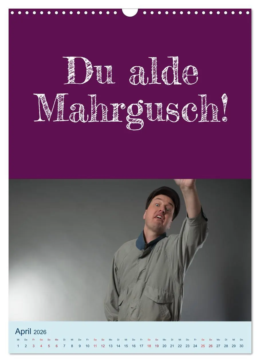 Bild: 9783516246612 | Erzgebirgischer Mundartkalender (Wandkalender 2026 DIN A3 hoch),...