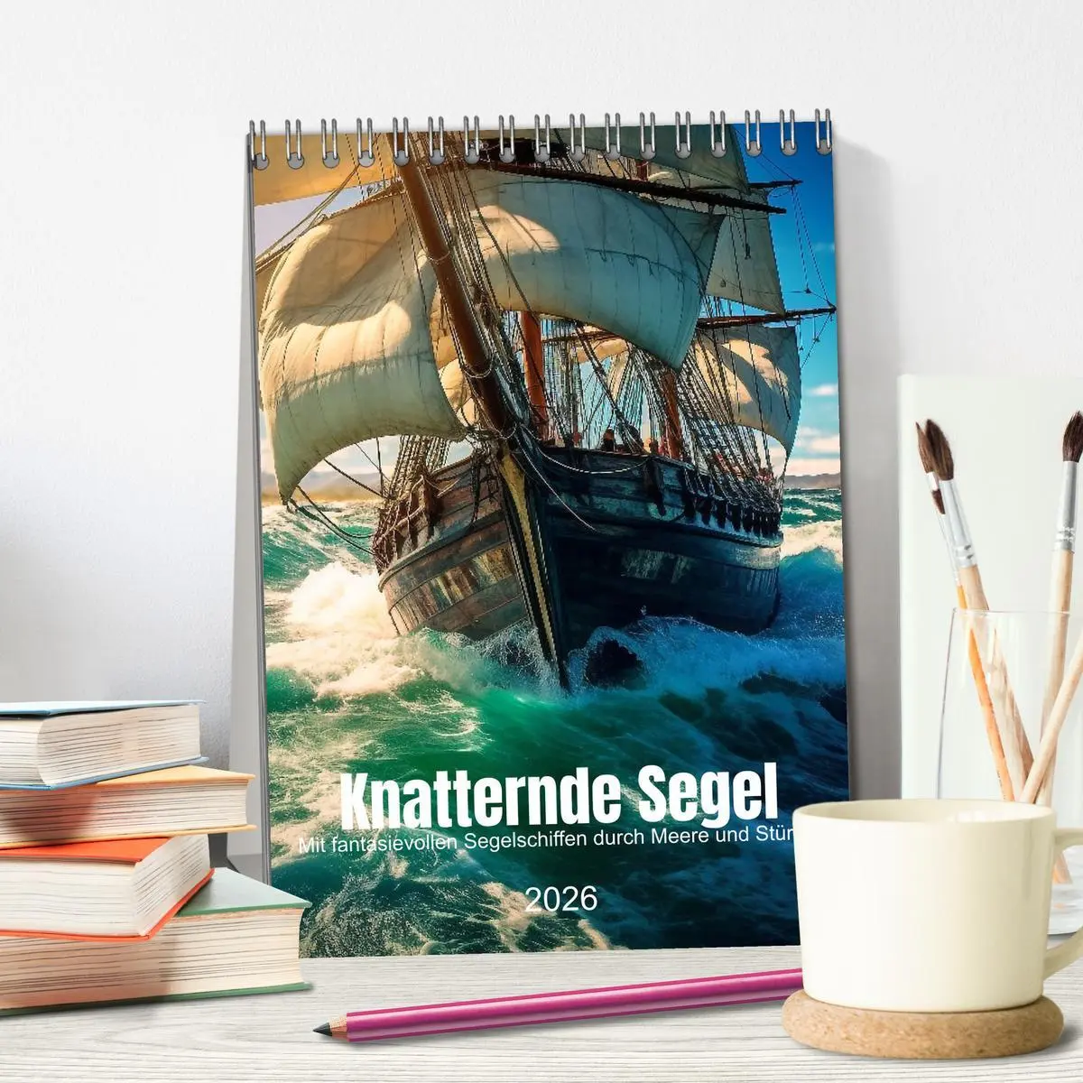 Bild: 9783516316612 | Knatternde Segel (Tischkalender 2026 DIN A5 hoch), CALVENDO...