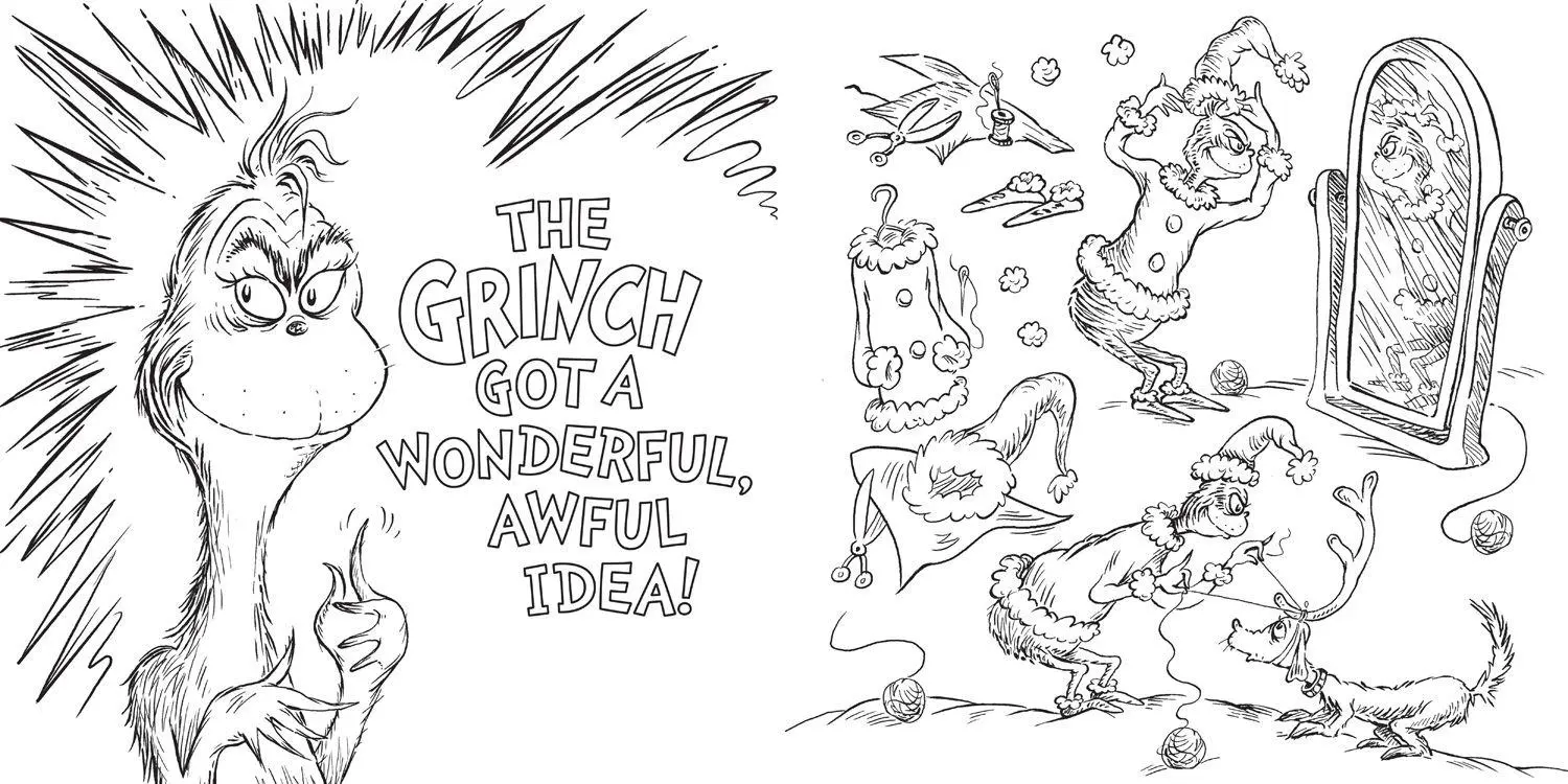 Bild: 9780008806712 | How the Grinch Stole Christmas! Colouring Book | Seuss | Taschenbuch