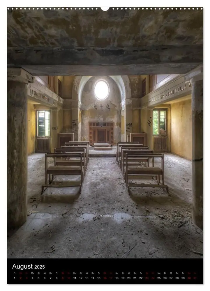 Bild: 9783435986712 | Lost Places - Verlassene Kirchen (Wandkalender 2025 DIN A2 hoch),...
