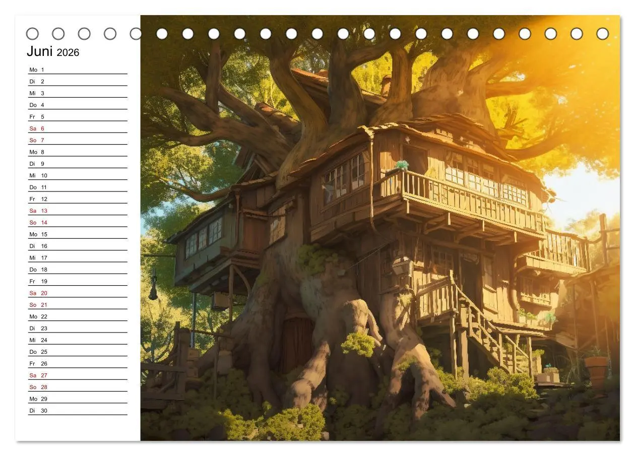 Bild: 9783457526712 | Anime Traumwelten (Tischkalender 2026 DIN A5 quer), CALVENDO...
