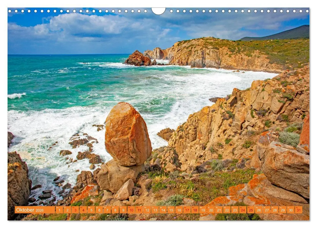 Bild: 9783516166712 | Sardinien Insel mit Meerblick (Wandkalender 2026 DIN A3 quer),...