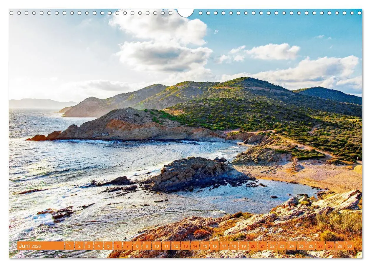 Bild: 9783516166712 | Sardinien Insel mit Meerblick (Wandkalender 2026 DIN A3 quer),...