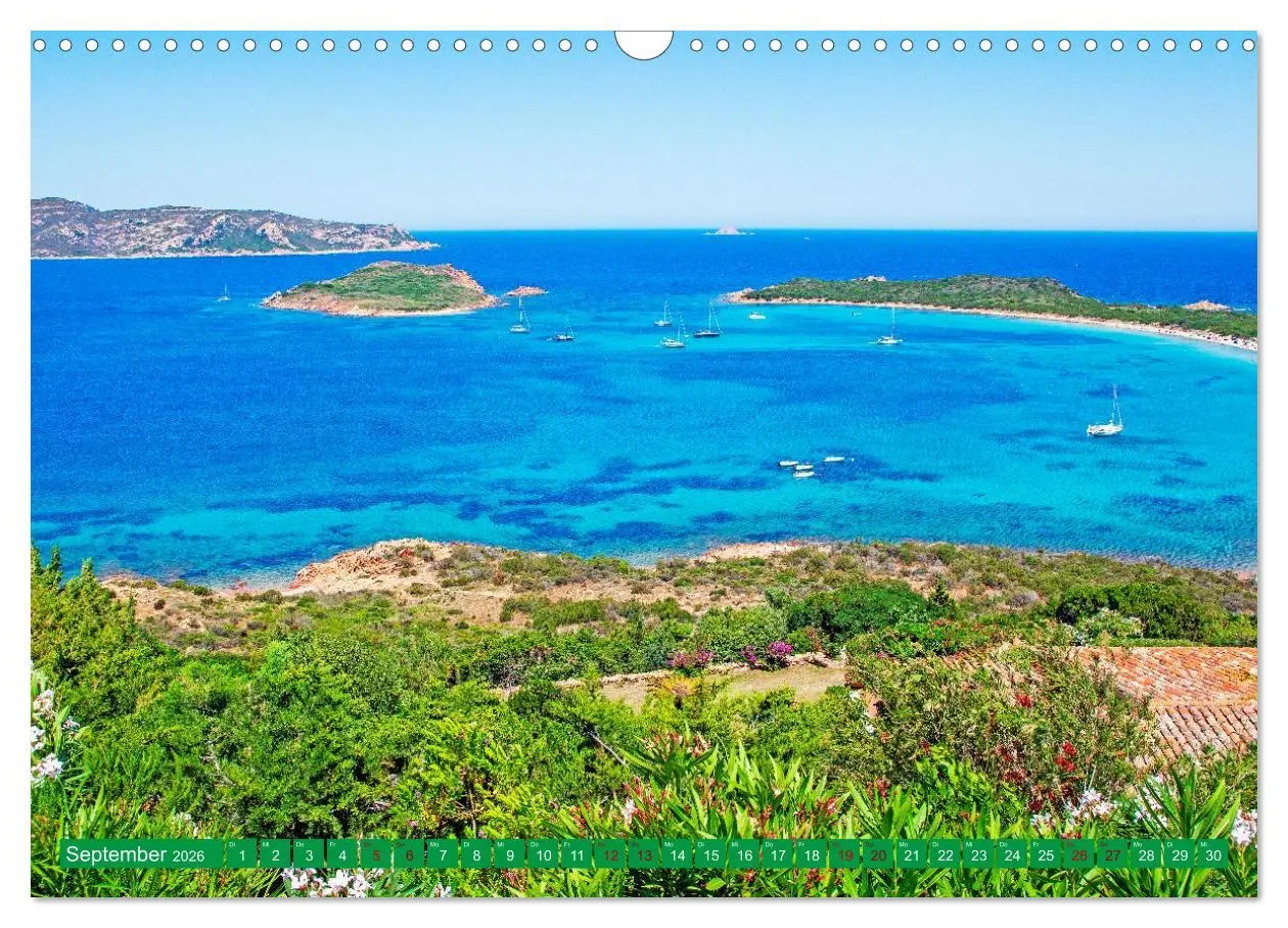 Bild: 9783516166712 | Sardinien Insel mit Meerblick (Wandkalender 2026 DIN A3 quer),...
