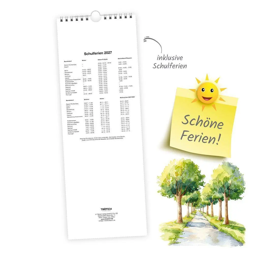 Bild: 9783988026712 | TRÖTSCH - Maxi-Streifenkalender Oma und Opa Terminkalender 2027 | KG