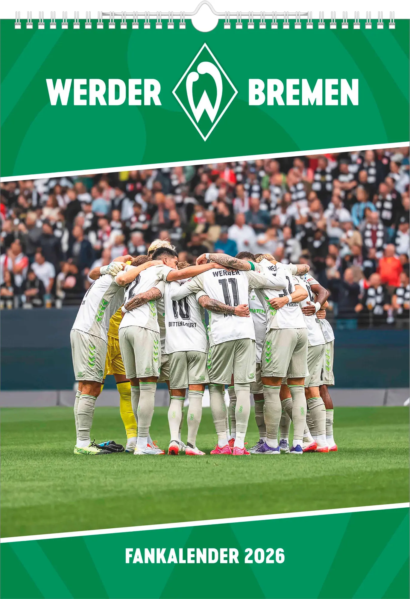 Cover: 4069095006812 | Werder Bremen 2026 - A3-Kalender - Fußball-Kalender - Fan-Kalender...