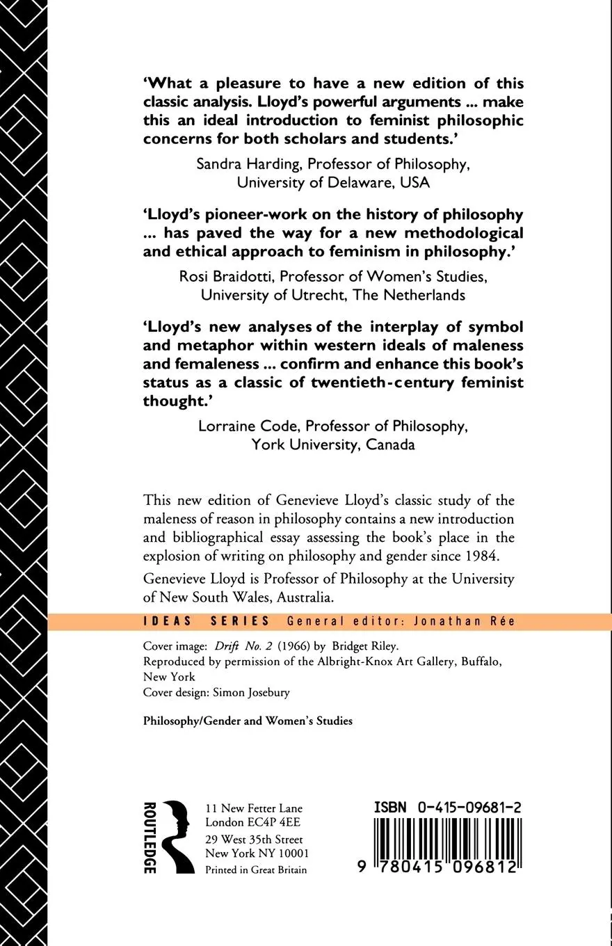 Rückseite: 9780415096812 | The Man of Reason | "Male" and "Female" in Western Philosophy | Lloyd