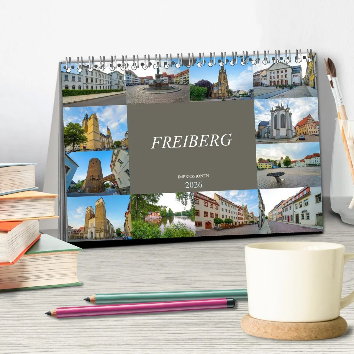 Bild: 9783457826812 | Freiberg Impressionen (Tischkalender 2026 DIN A5 quer), CALVENDO...