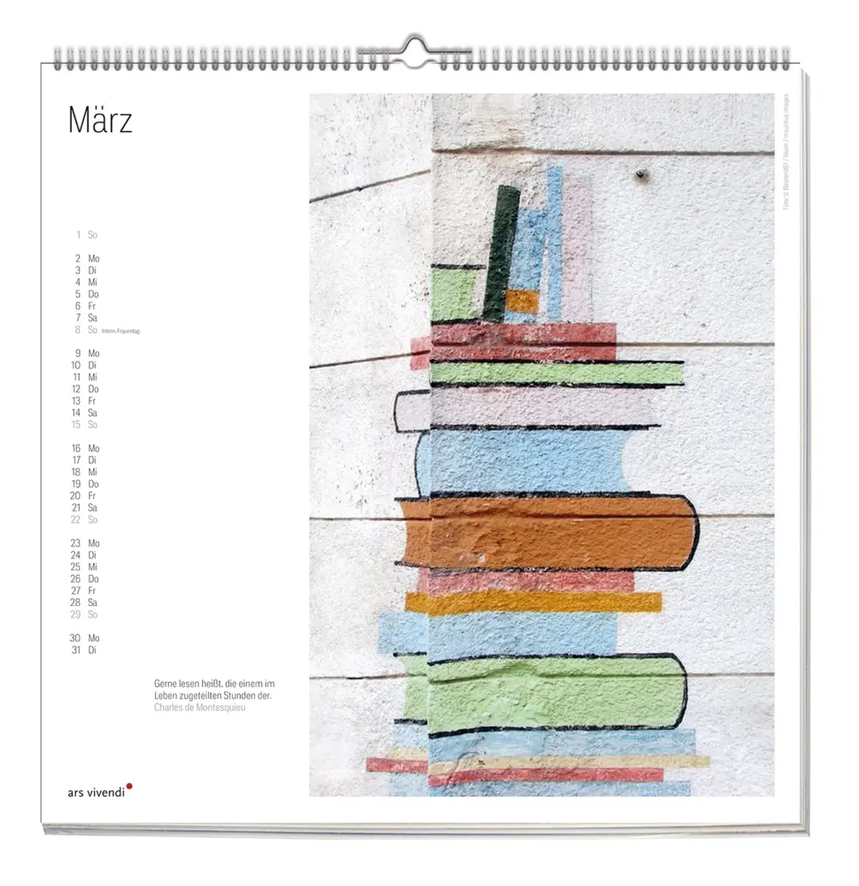 Bild: 9783747206812 | Lesen 2026 | Wandkalender | ars vivendi Verlag | Kalender | Deutsch
