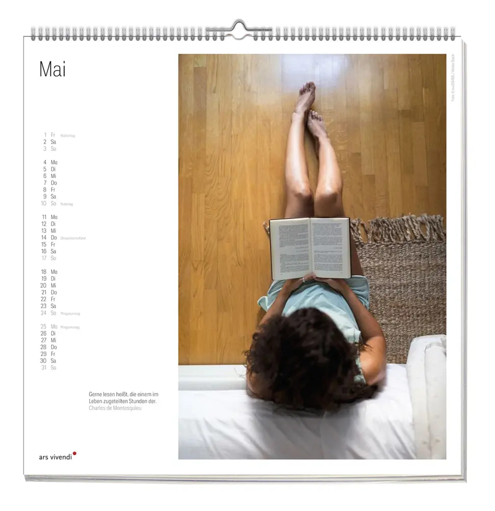 Bild: 9783747206812 | Lesen 2026 | Wandkalender | ars vivendi Verlag | Kalender | Deutsch
